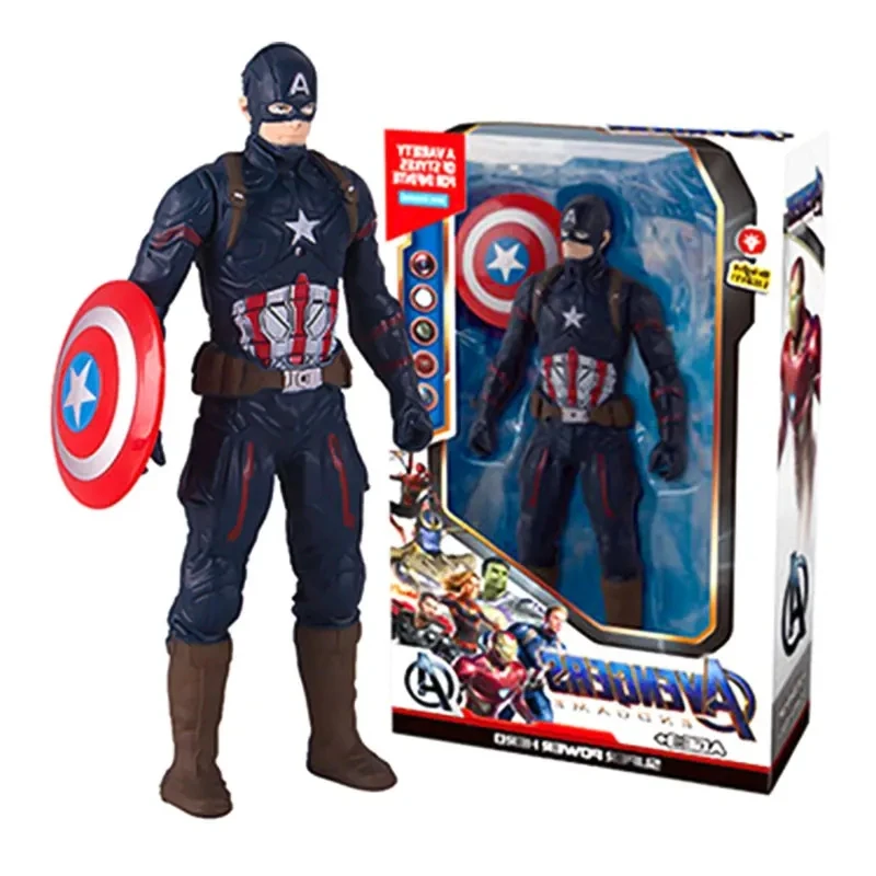 Marvel Animation Toys, Spider Man, Hulk, Iron Man, PVC Activity Splicing, Doll Series Luminous Models, 2026 new Large Discount