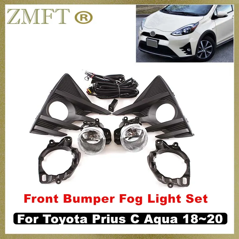 

Автозапчасти, комплект передних противотуманных фар для TOYOTA PRIUS C/AQUA CROSSOVER 2018 2019 2020, комплекты жгутов переключателей