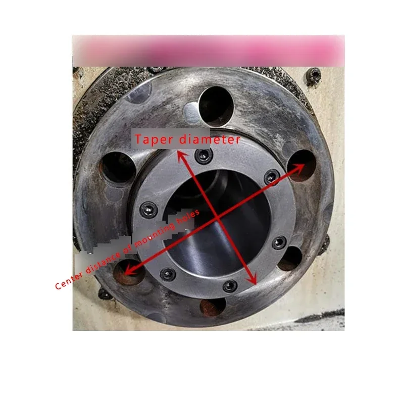 D type, D6-250, D8-250、CNC lathe flange, chuck connecting plate, transition plate, machine tool spindle