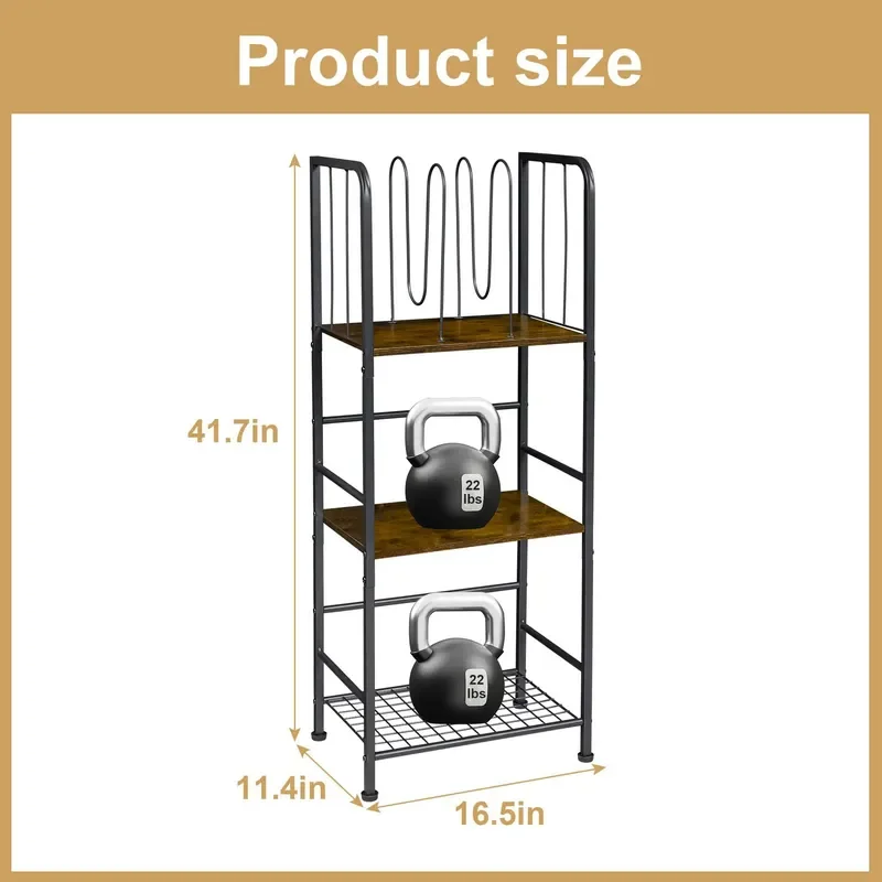 Large Capacity Floor to Ceiling Multi Layer Towel Rack Multifunctional Bathroom Towel Stacking Storage Shelf Heavy Duty