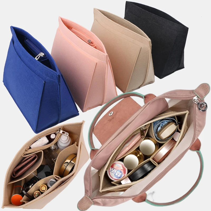 Neue Filz einsatz Tasche passt für Frau Männer Handtasche Liner Tasche Filz Stoff Make-up Tasche Unterstützung Reise tragbare Einsatz Geldbörse Organizer