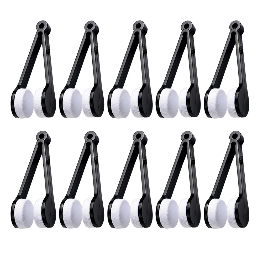 

10Pcs No Trace Eyeglasses Clip Glasses Cleaner Eyeglasses Cleaning Brush Eyeglass Cleaning Clip Spectacles Cleaning Tool