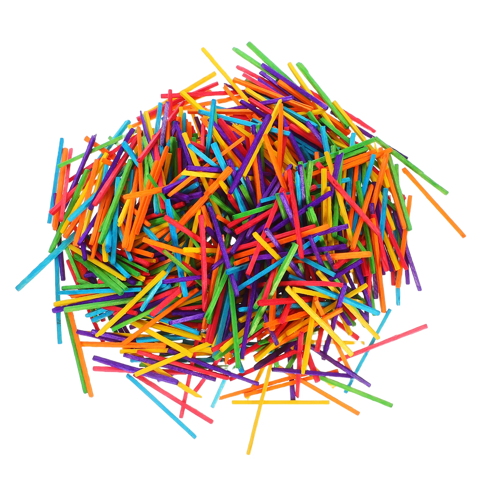 

1000pcs Craft Wood Craft Sticks Sticks Square Dowels Small Pieces Assembly Materials Durable Lightweight School Projects
