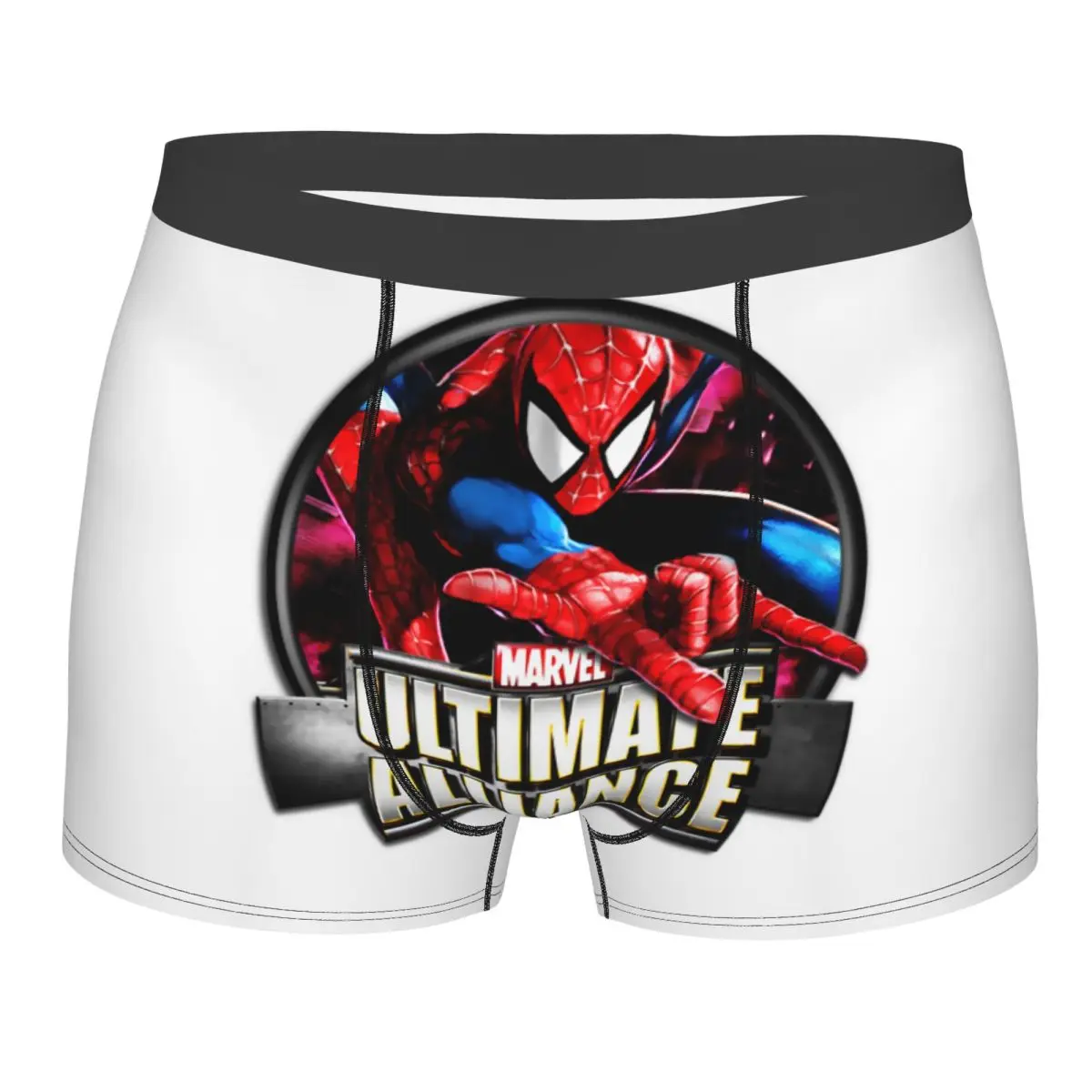 

Custom Superhero Spider Man Cartoon Underwear Men Stretch Boxer Briefs