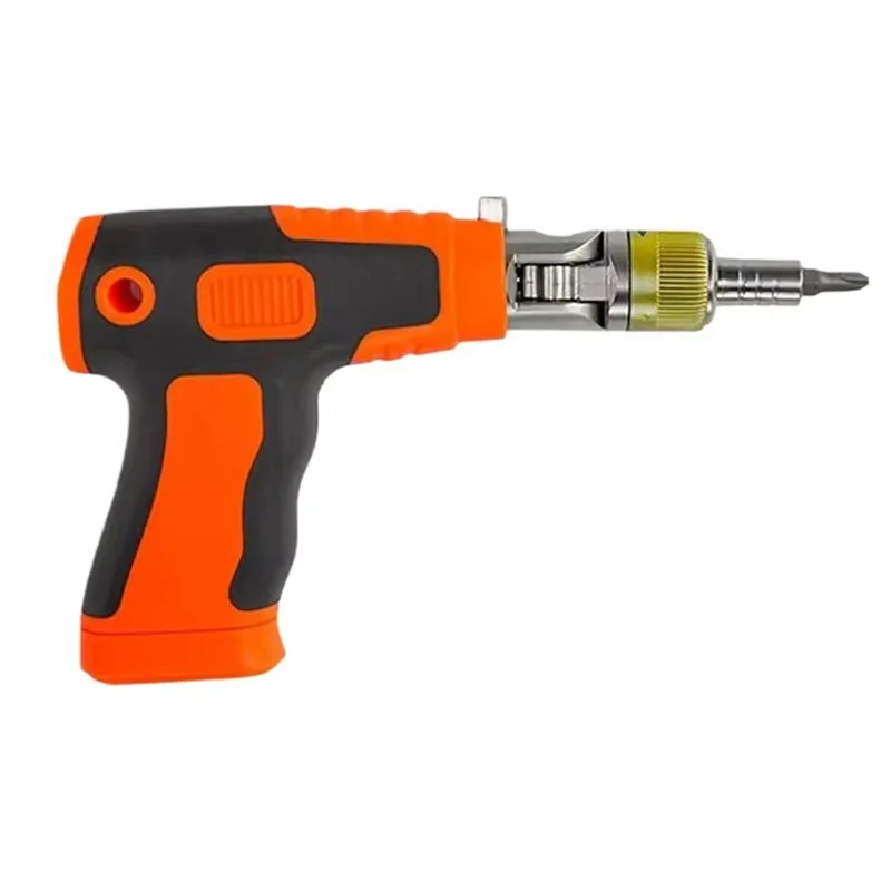 A72P Ratschenschraubendreher, 180-Grad-verstellbarer Winkel, Schraubendreher, Elektronik, Computer-Werkzeuge, Reparatursatz, ergonomischer Mutternantrieb