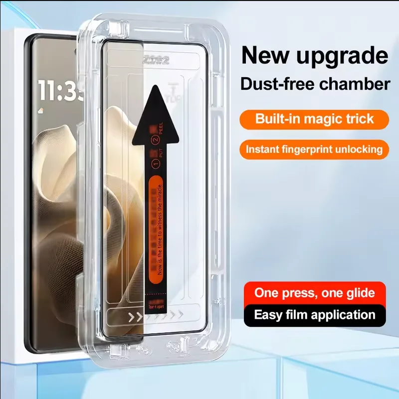 For iphone 15 16 Pro Max XR Tempered Glass Film iphone 14 15 Plus X XS 11 12 13 Pro Screen Protector Auto Installer Tool Glass
