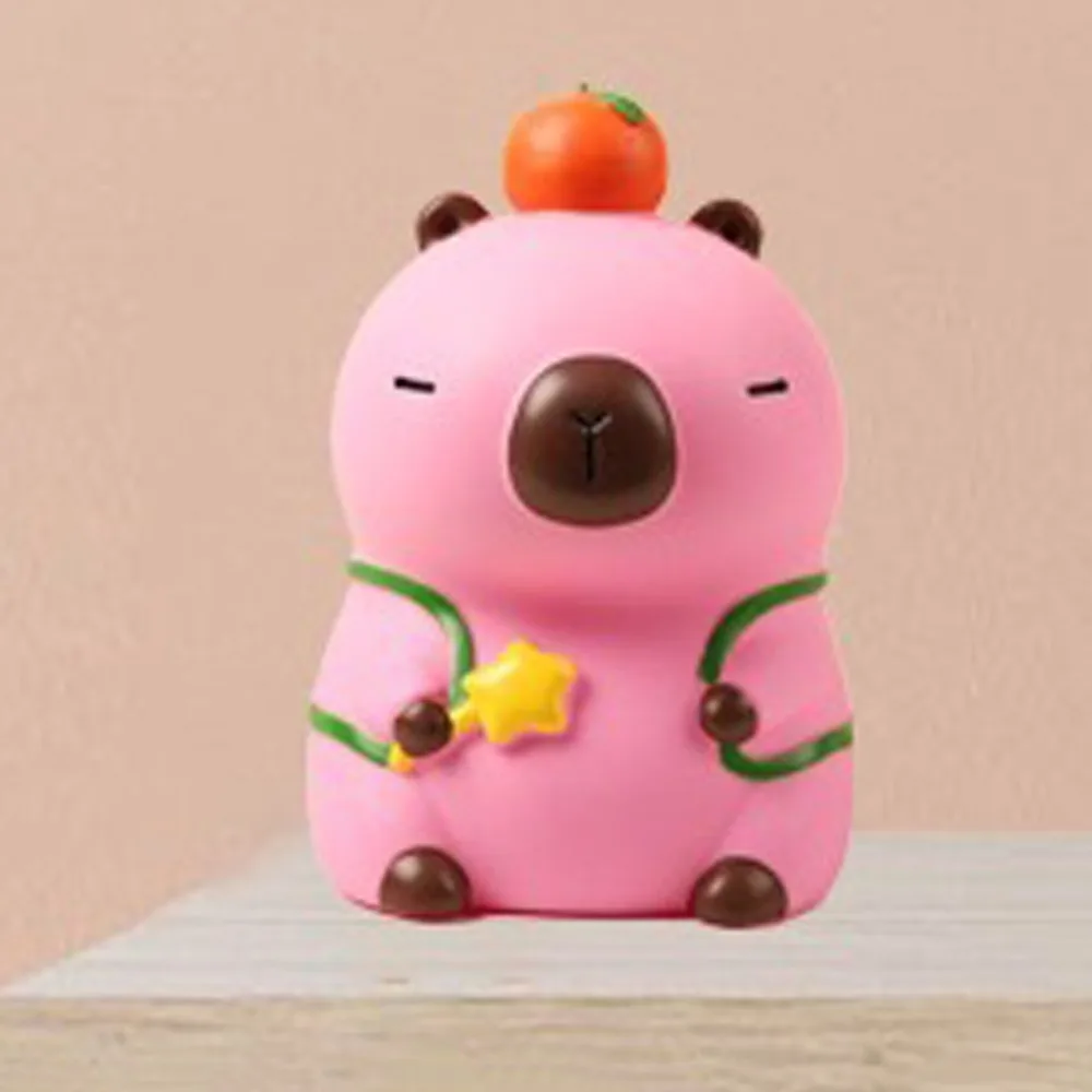 ออมทรัพย์ถัง Capybara Piggy Bank ขนาดใหญ่ความจุตกแต่ง Capybara กล่องเงินชุดการ์ตูน Capybara เด็กกล่อง