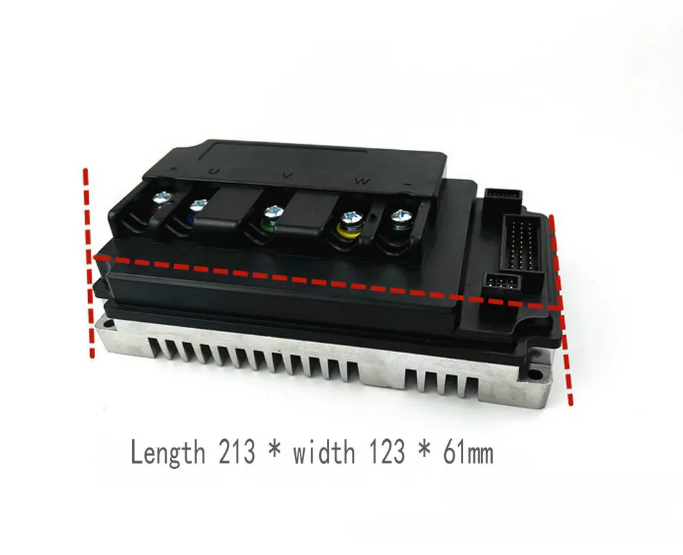 Electric Motorcycle Scooter MOTORBIKE FITTING Intelligent Vector Sine Wave Motor Controller EM80S 60A80A100A Enhanced Version