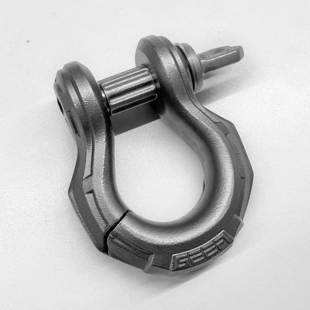 Lantsun J9066 Aluminum Alloy U-hook Trailer Hitch Shackle For Jeep For Wrangler JK/JL SUV, Can be Open view 6