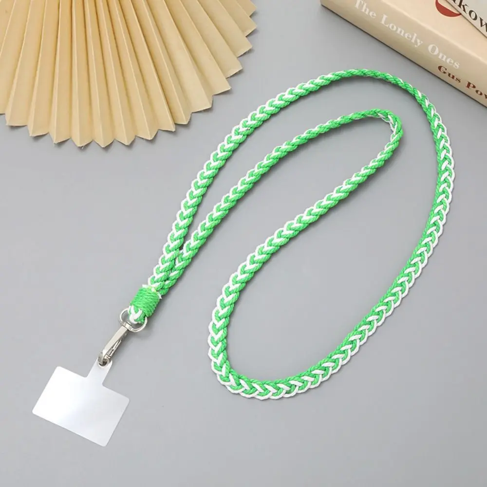 Anti-lost Braided Phone Lanyard Braided Crossbody Woven Phone Strap Chain Hand Woven Crossbody Hanging Rope