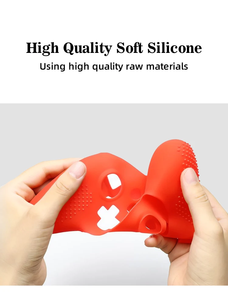 DATA FROG Soft Silicone Case Compatible-Switch Pro Controller Protective Skin Cover Grips For Switch Pro Accessories