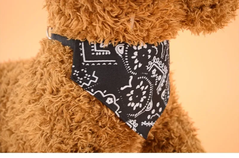 Bedrucktes Haustier-Dreiecksbandana, Verstellbarer Riemen, Hunde- und Katzen-Sabberlätzchen, Halstuch für Kätzchen und Welpen, Tägliche Bekleidung, Haustierzubehör – Detail 13