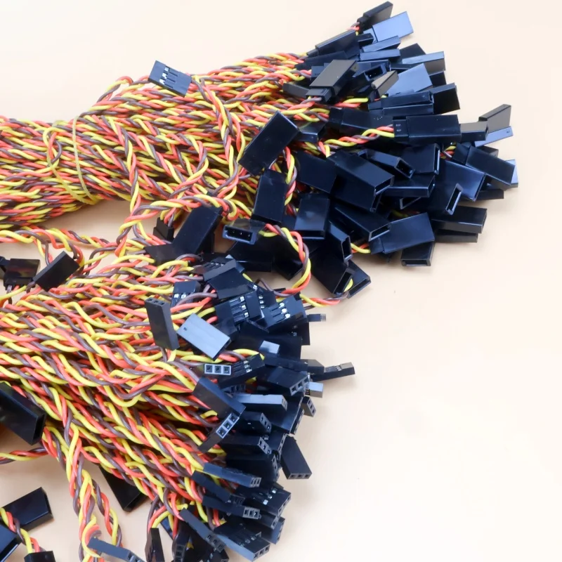 10 قطعة/الوحدة 50 سنتيمتر المضادة للتدخل سيرفو تمديد كابل 30 الأساسية ل Futaba و JR سيرفو هليكوبتر سيارة جزء لعبة #1