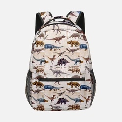 Luxury Novelty Cool dinosaur student Bookbag Notebook Backpacks 3D Print Oxford Waterproof Boys/Girls Travel Backpacks