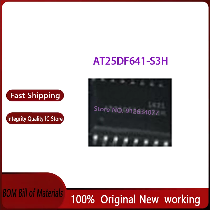 

Новые и оригинальные 10 шт. AT25DF641-S3H AT250F641-S3H AT25DF641 SOP-16