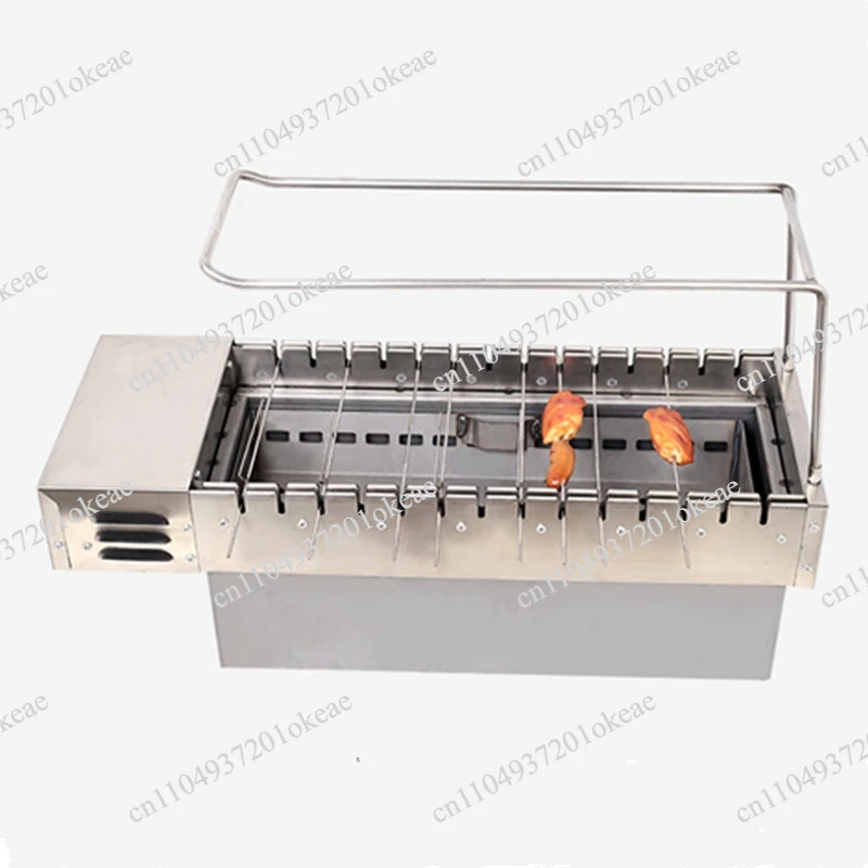 Commercial Grill Charcoal Grill Automatic Rotary Grill