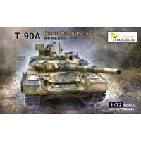 Vespid model VS720026 1/72 Russian main battle tank T-90A assembled tank model kit