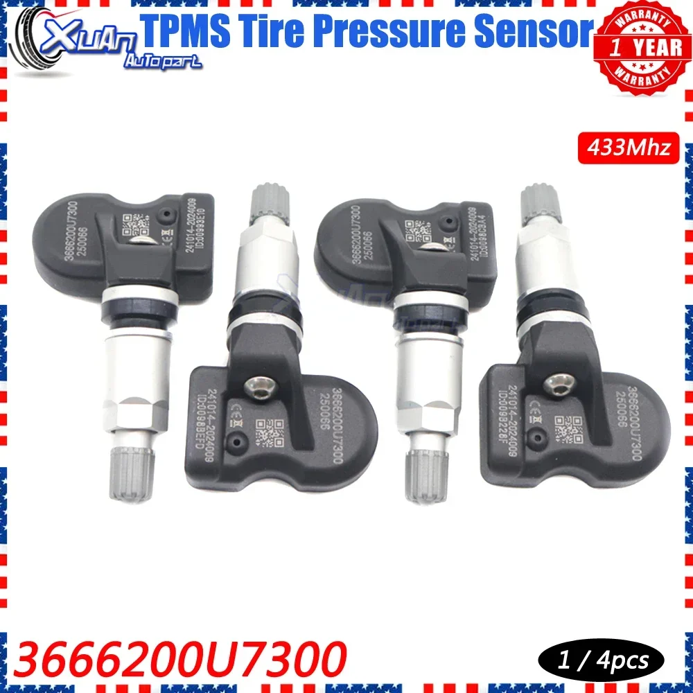 XUAN TPMS Tire Pressure Monitoring Sensor 3666200U7300 For JAC Airo Jia Yue SiHao A5 X7 X8 For Geely Jiaji VF11 Okavango VX11