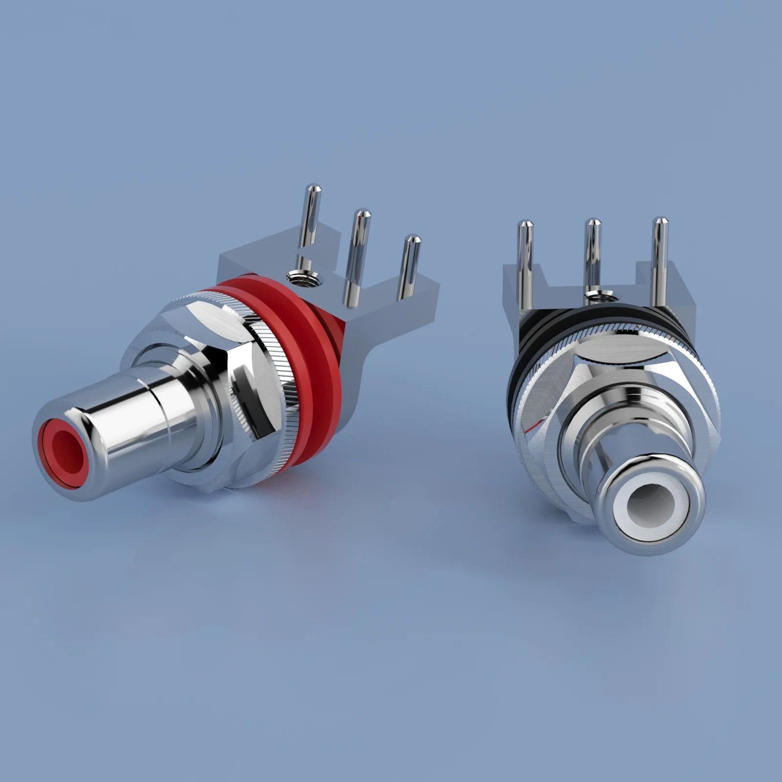 Monosaudio-PCB de cobre puro 99.99%, PCB especializado, chapado en oro/rodio, Terminal de enchufe RCA de alta calidad, chasis hembra, C403