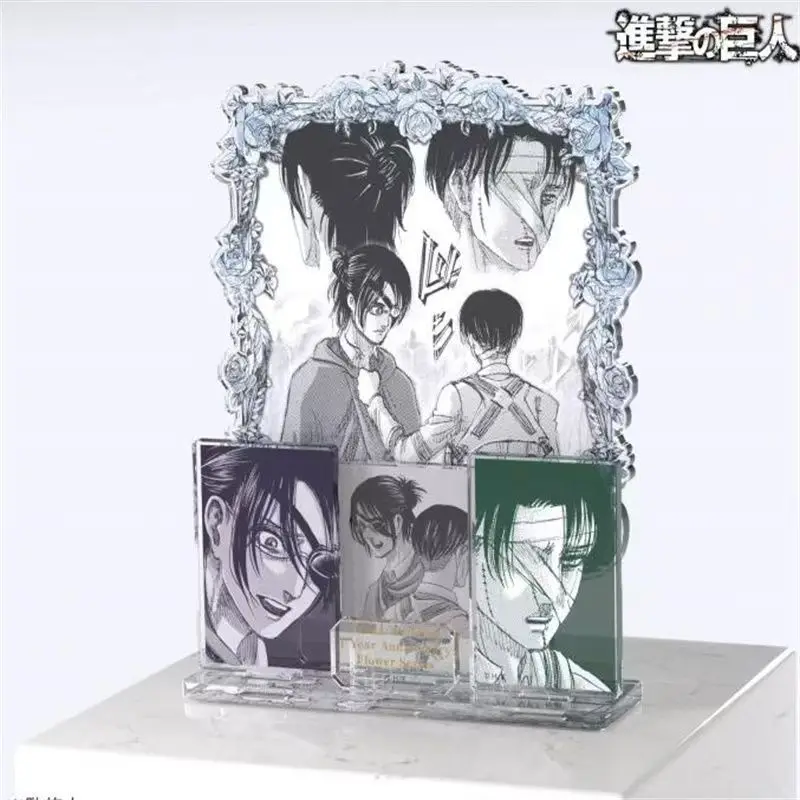 Attack on Titan Acryl-Ständer-Set Eren Mikasa Levi Erwin To You in 2000 Years Szene Actionfigur-Ständer-Modell – Detail 6