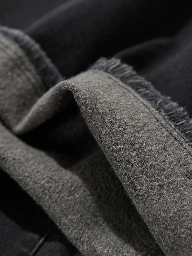 AMII جينز للمرأة 2025 شتاء جديد سليم صالح دافئ متعدد الاستخدامات متوهج السراويل بسيطة ركاب عادية امرأة بنطلون 12344022 #6