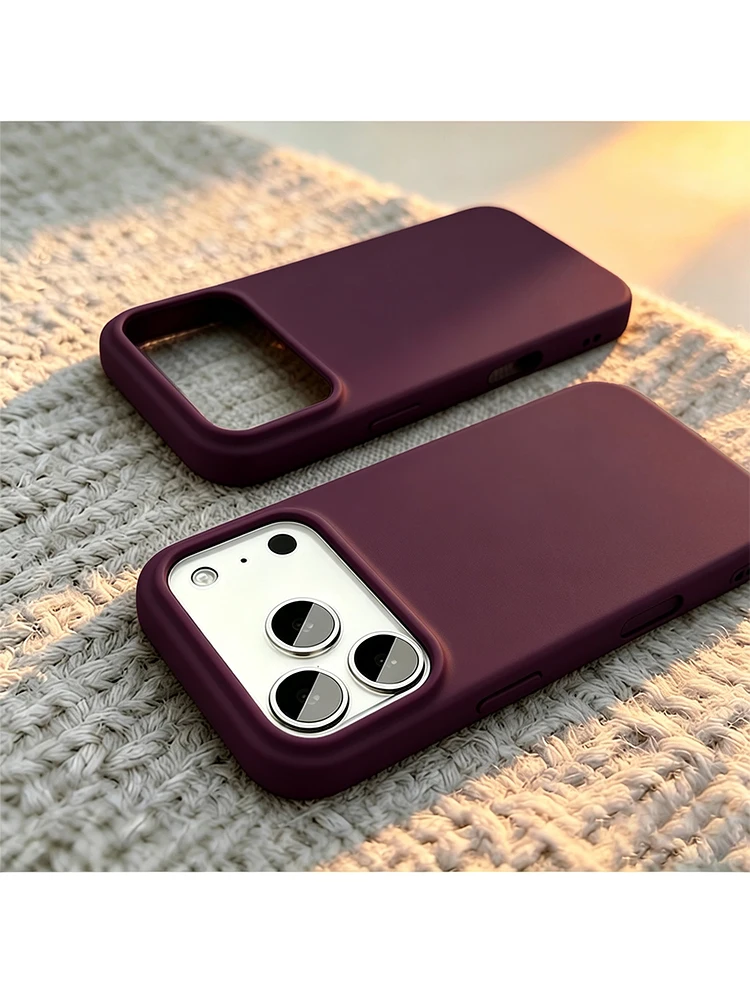 Oficjalne oryginalne etui na telefon z płynnego silikonu do iPhone 18 Pro Max 17 16 15 11 12 14 13 18 Pro Max, odporne na wstrząsy, z pełnym pokryciem z flaneli. — 2