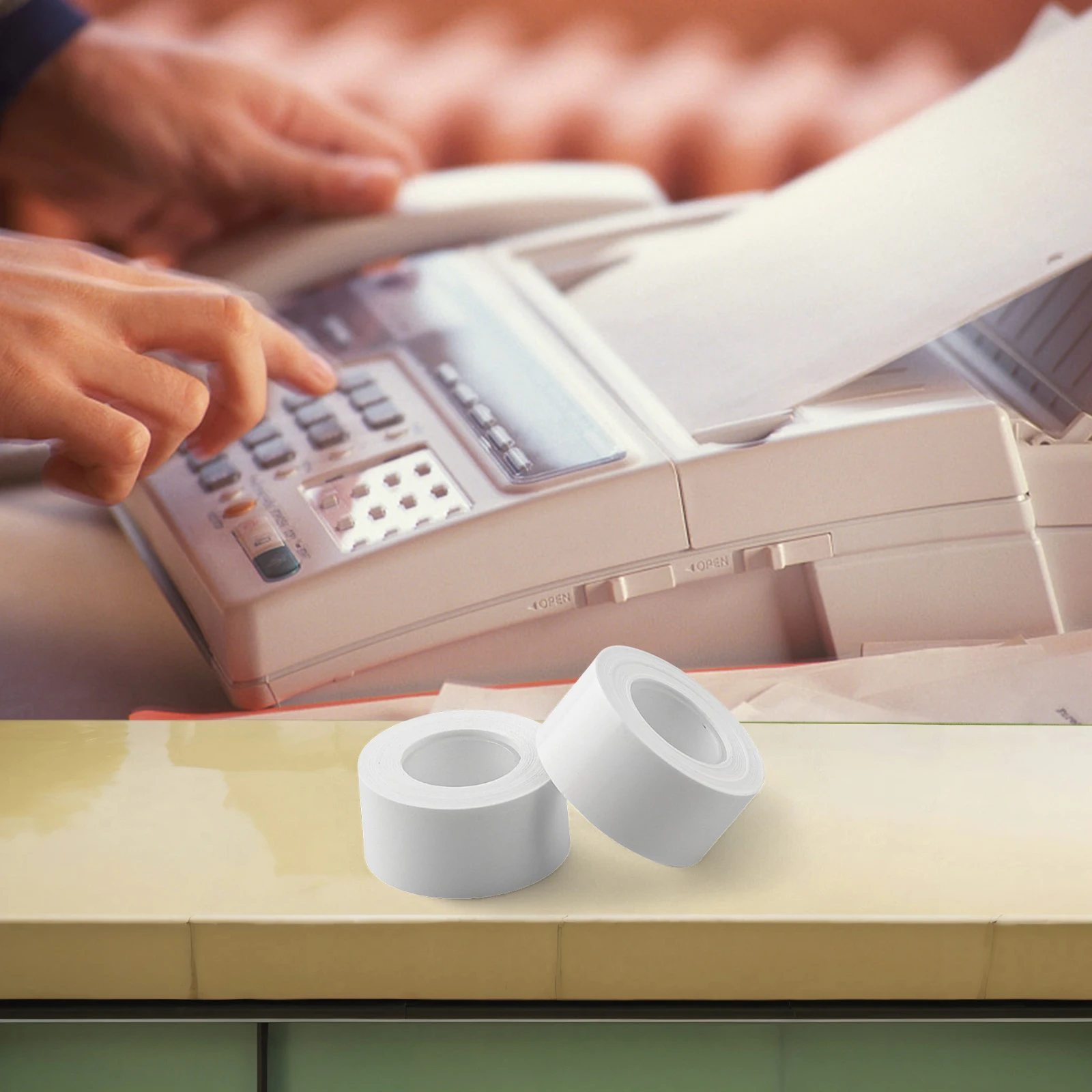 2PCS Vinyl Label Maker Tape For MAKEID L1 Label Printer Compatible With D30 And D11 Label Maker 16mmx4m (White) Label Paper