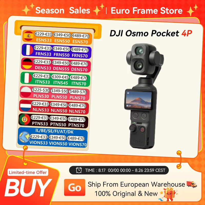 DJI Osmo Pocket 4P — vlog e slow-motion in tasca senza montare nulla