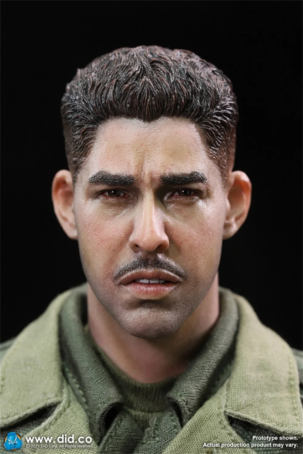 DID A80155 1/6 WWII Series US. Ranger Battalion Series 6 Private Mellish Vivid Head Sculpture Carving Model For 12inch Action