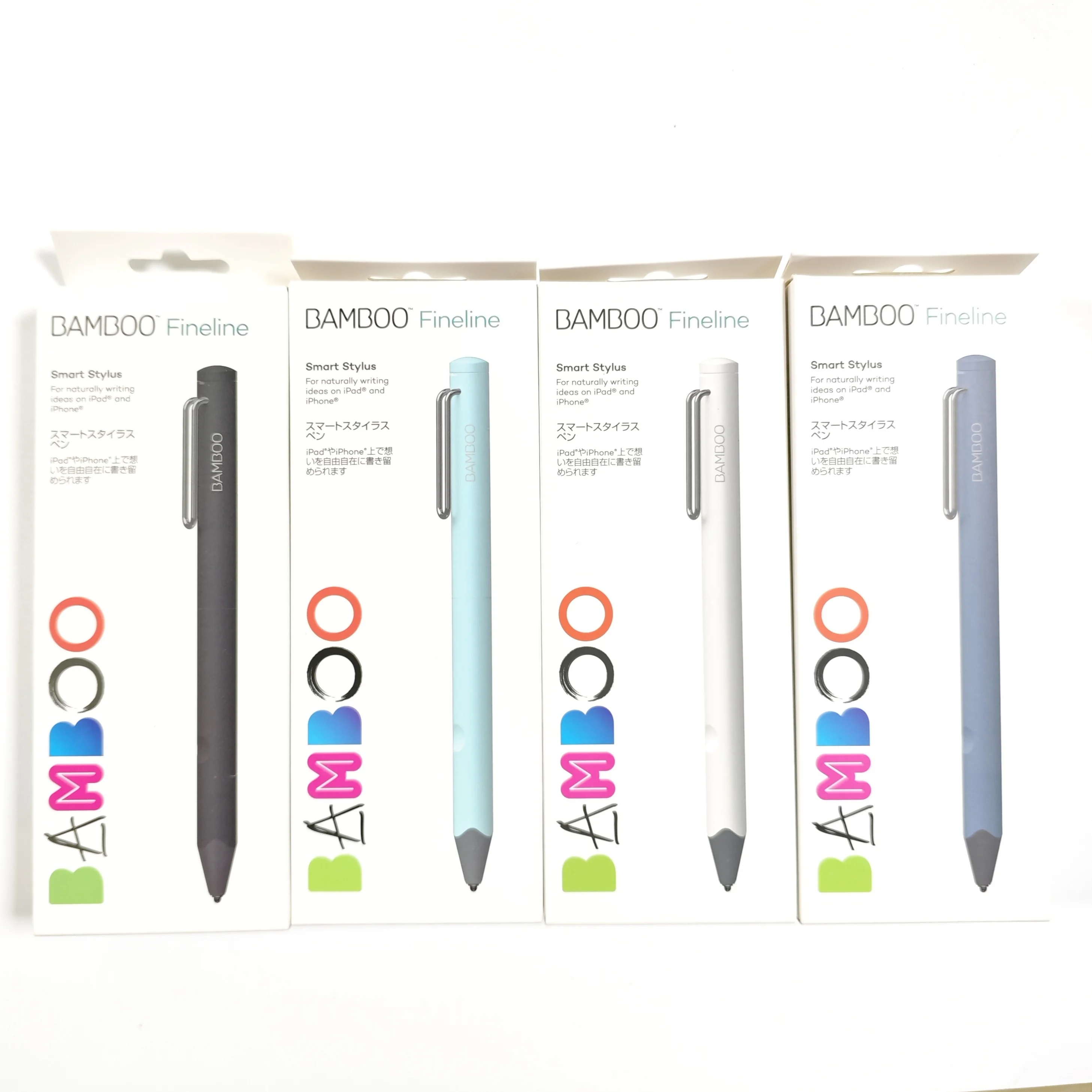 قلم جديد من الخيزران Finline لأجهزة الهاتف Wacom iPhone iPad Android CS610CK قلم اللمس CS610CB CS610CW CS610CM