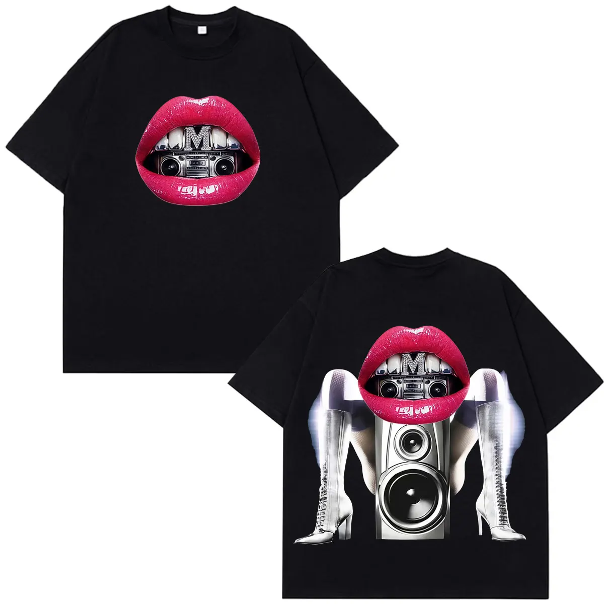Madonna CONFESSIONS II Album Tour 2026 Print T Shirt Men Women Vintage Fashion T-shirt Summer Loose Casual Cotton T-shirts Tops