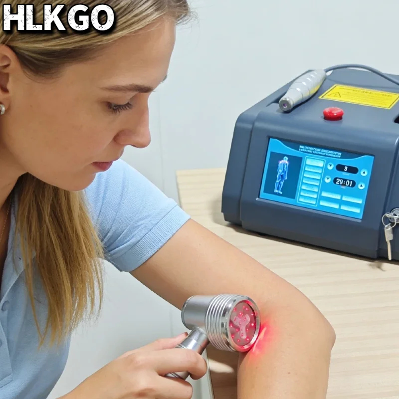 

Professional Rehabilitation Laser Pad 1055mW, Medical 16 Diodes 650nm+808nm for Neck Back Pain & Muscle Therapy