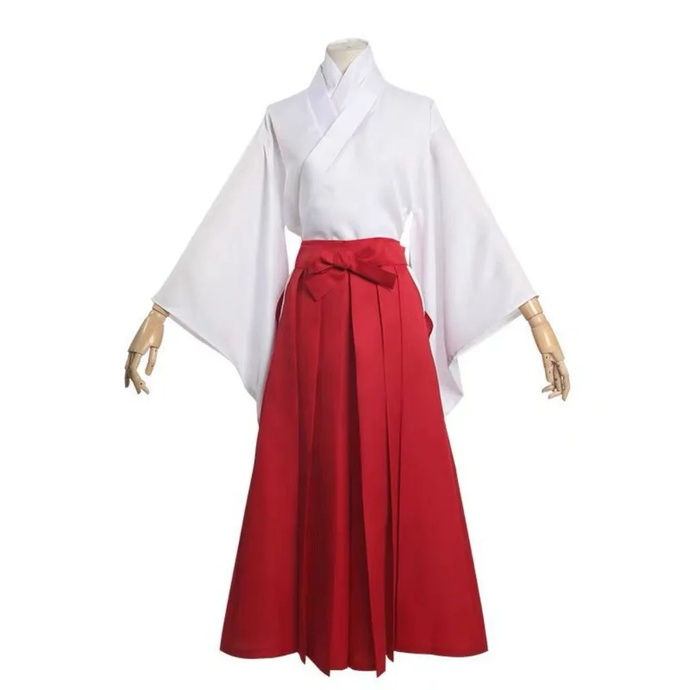 

Japanese Anime Kimono Outfit Adult Woman Disguise Sorceress Priestess Style Convention-Ready Iori Utahime Cosplay Costume