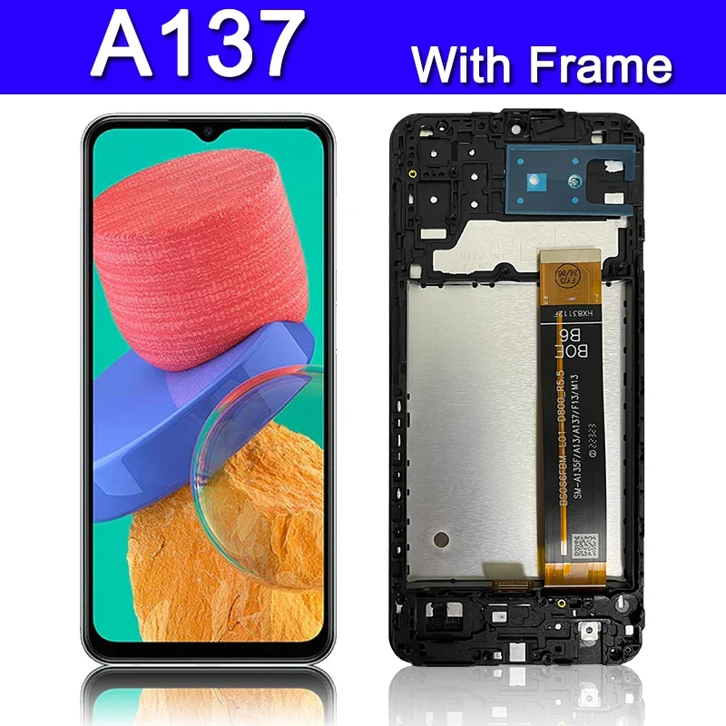 High Quality For Samsung  A13 LCD Display Screen Touch Panel Digitizer Replacement Parts For Samsung A135F A136U A137F LCD