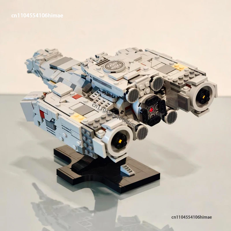 NEW Alien USCSS Nostromo SpaceShip Building Blocks DIY Famous movies Pace War Battle Military Model Brick Assembly Kids Toy Gift