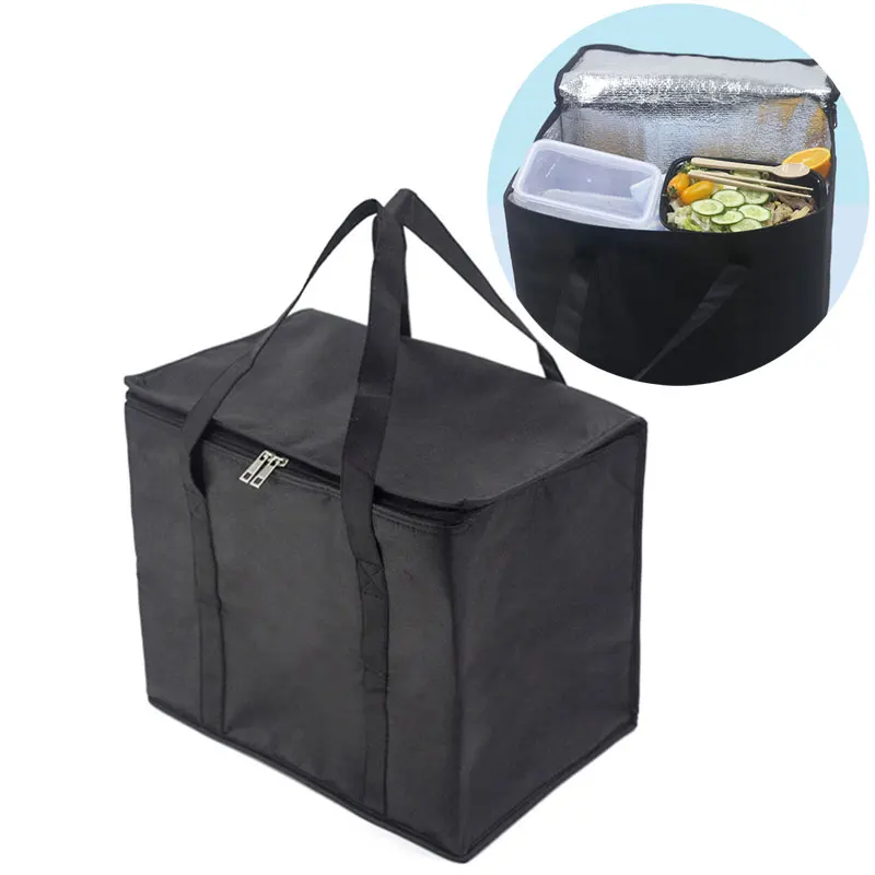 Bolsa térmica impermeable para Picnic, fiambrera con aislamiento, paquete de hielo plegable, bolsa térmica portátil para alimentos, portador de bebidas, entrega funcional