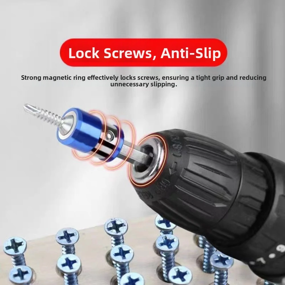 1/4 Inch Magnetic Screwdriver Bit Holder Removable Part Strong Magnetizer Magnetizer Steel Sleeve Anti-Corrosion