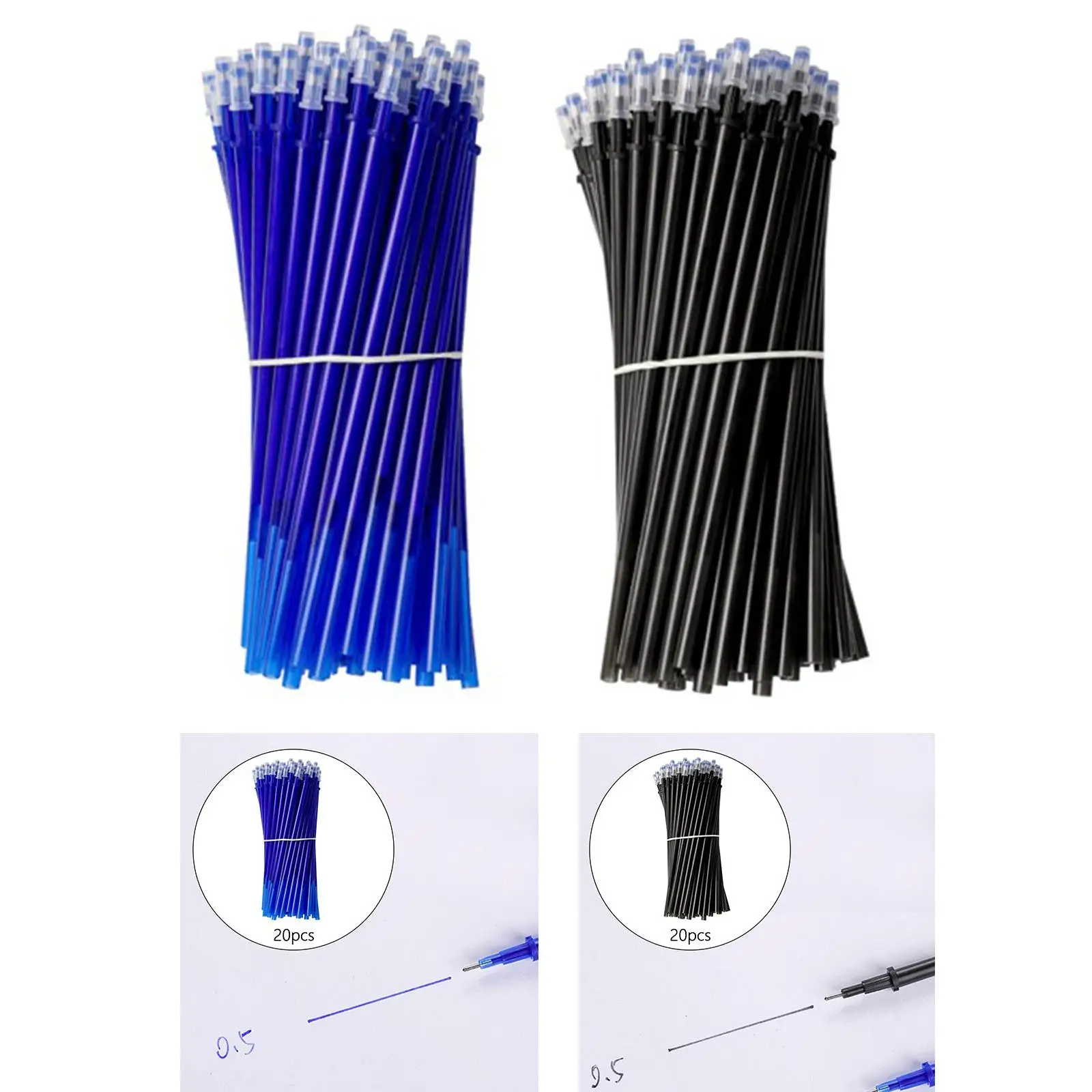 Heat Erasable Pen Refill 20 Pack Disappearing Ink Markers for Sewing Fabric Tailor Quilting Craft - view 3