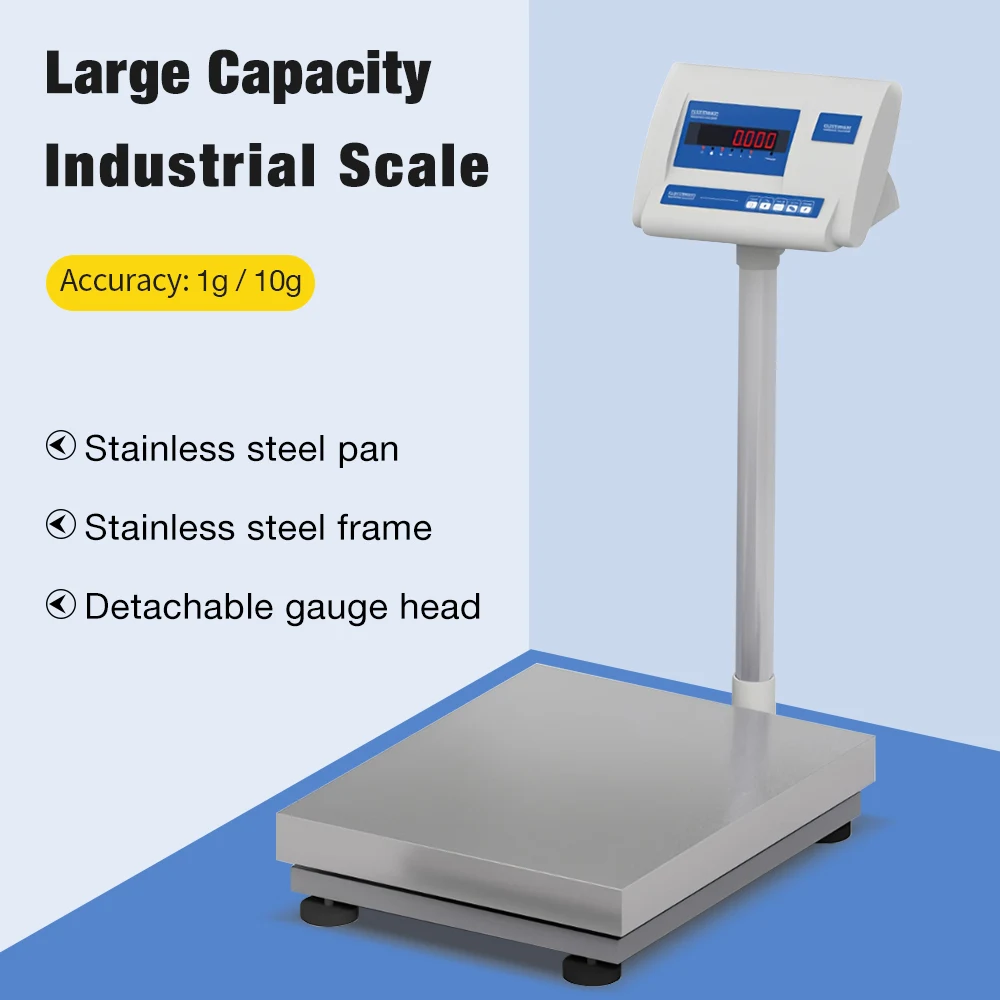 Industrial Electronic Large Capacity Platform Scale High Precision Digital Industrial Weighing Scale Precision Industrial Scale