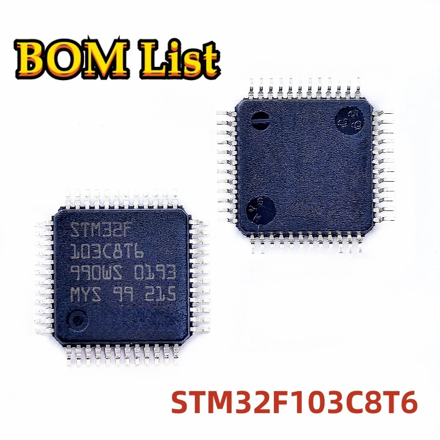 New Original STM32 STM32F STM32F103C8T6 72MHz 128KB Flash Embedded Development microcontroller in Stock