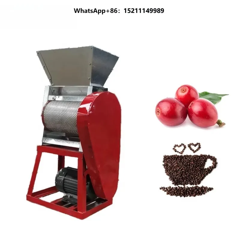 South Africa Farm Use Mini Electric Fresh Bean Pulper Coffee Pulping Machine