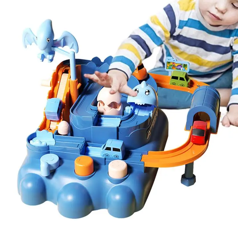 

Kids Race Track Preschool Puzzle Rail Car Adventure City Rescue Game Mini Car Car Rescue Adventure Toys Car Toys for boys girls