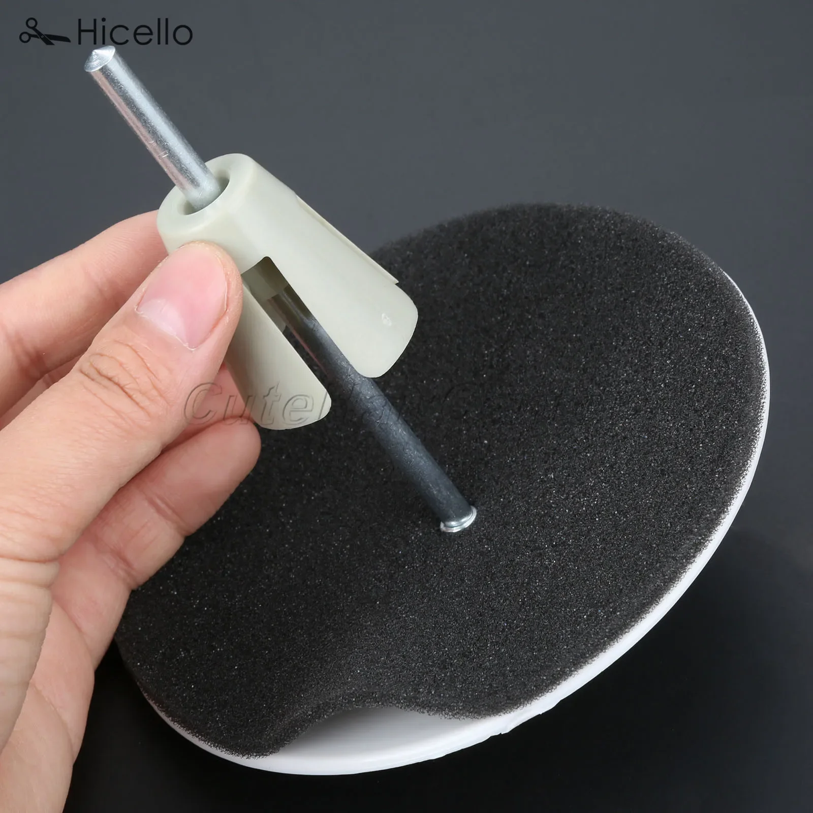 5pcs/4pcs Industrial Sewing Machine Spool Thread Stand Tray Table Top Overlocker Wire tray Pole Line Claw Sponger cone Hicello