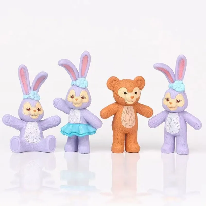 Stellalou Duffey muñeca de dibujos animados para niños y niñas, modelo de decoración para hornear hecho a mano, adornos, juguetes para niños, dulce y lindo, nuevo