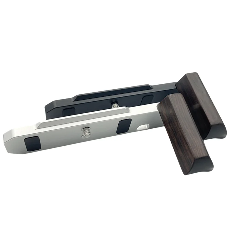 Nuevo mango de agarre de madera con Base de placa L de liberación rápida para Nikon FM FM2 FM3A FE2 accesorios de cámara