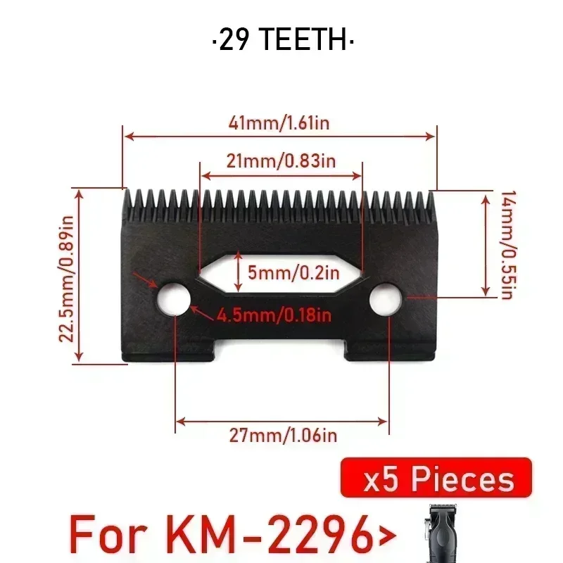 Kemei Haarschneidemaschine-Set oder Klinge KM-2296 KM-2299 KM-1102 Elektrische Haarschneidemaschine für Herren, professionelle Haarschneidemaschine – Detail 14