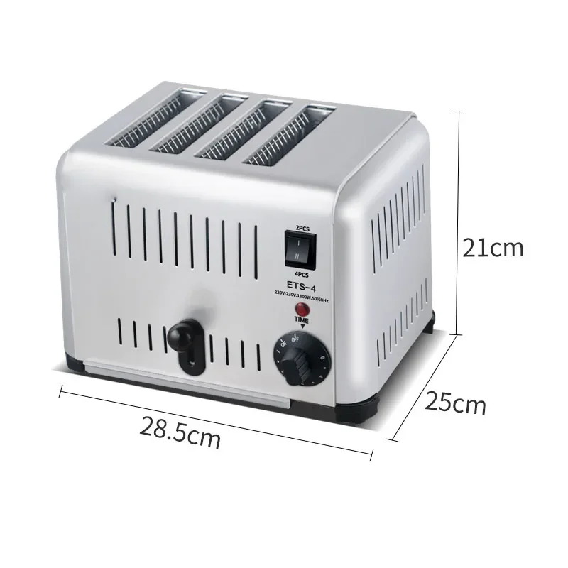 Toaster 4 Scheiben 6 Scheiben Toaster elektrische Frühstücks maschine Boden Fahrer Toast