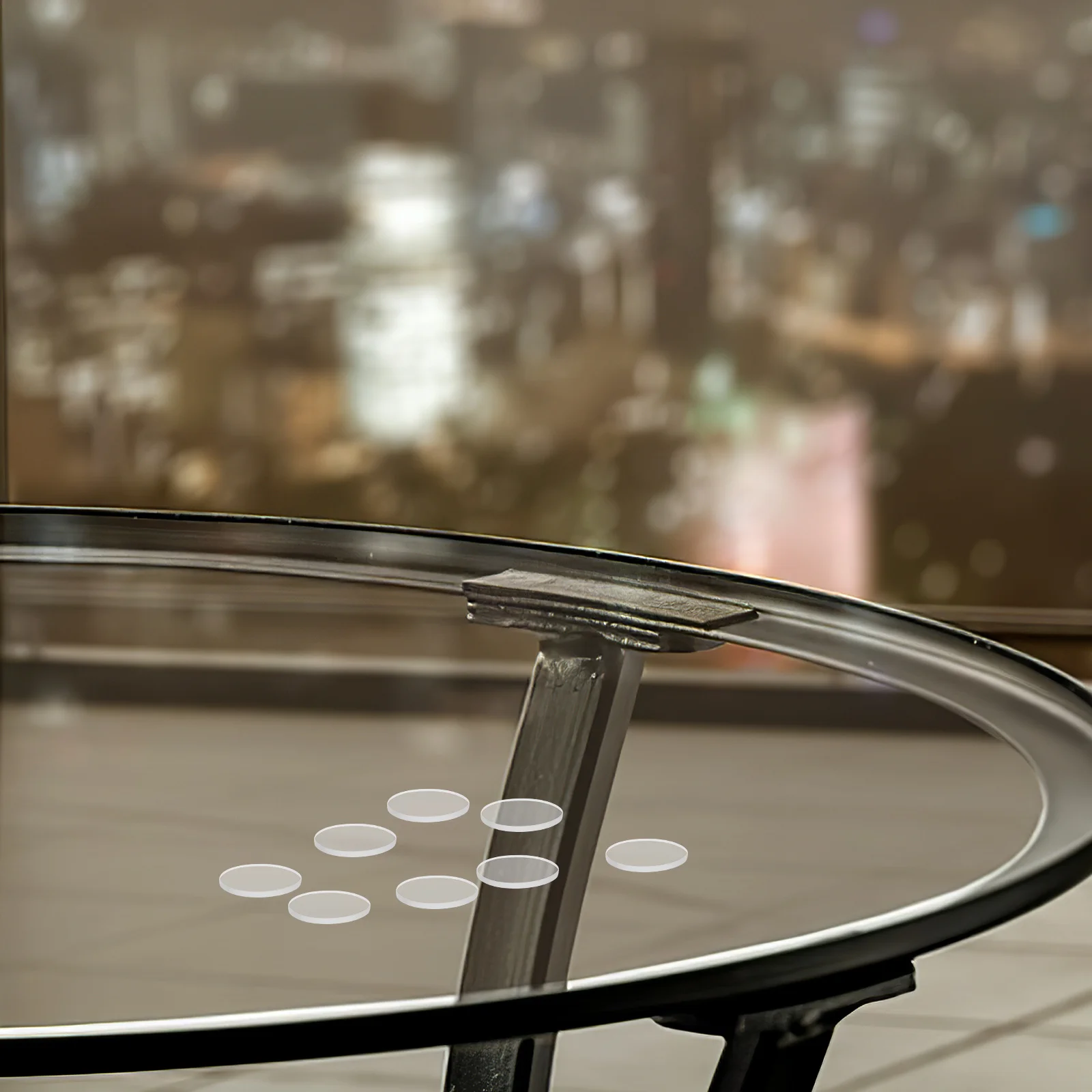 

50Pcs Transparent Non Slip Pads Clear Bumper for Furniture Legs Dining Table Coffee Table Pad Protection Floor Protector