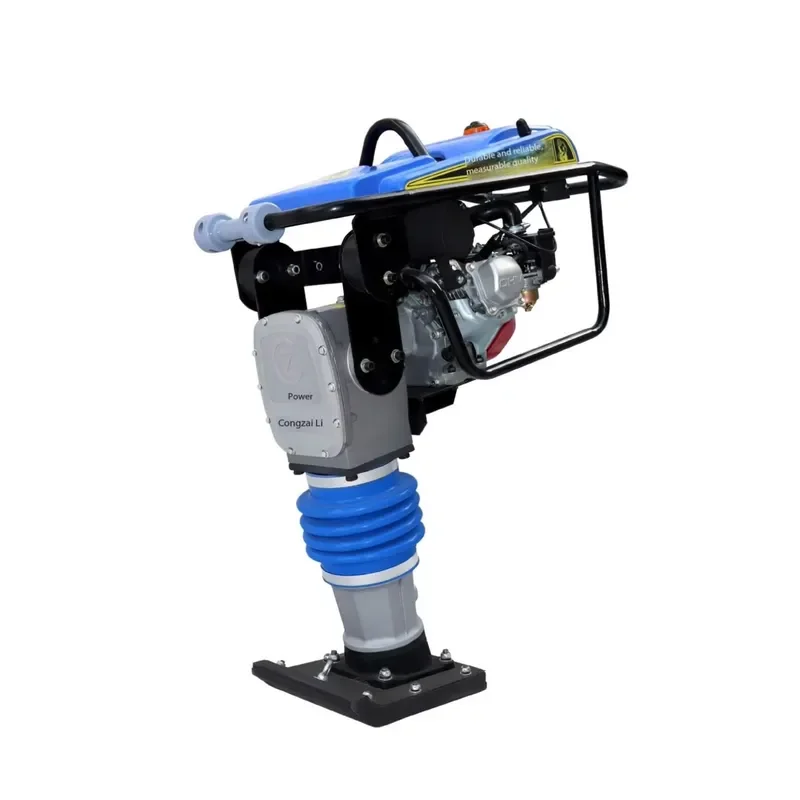 100-Type Handheld Impact Rammer | Small Foundation Vibration Compactor - Ideal for Home DIY, Asphalt & Concrete Leveling