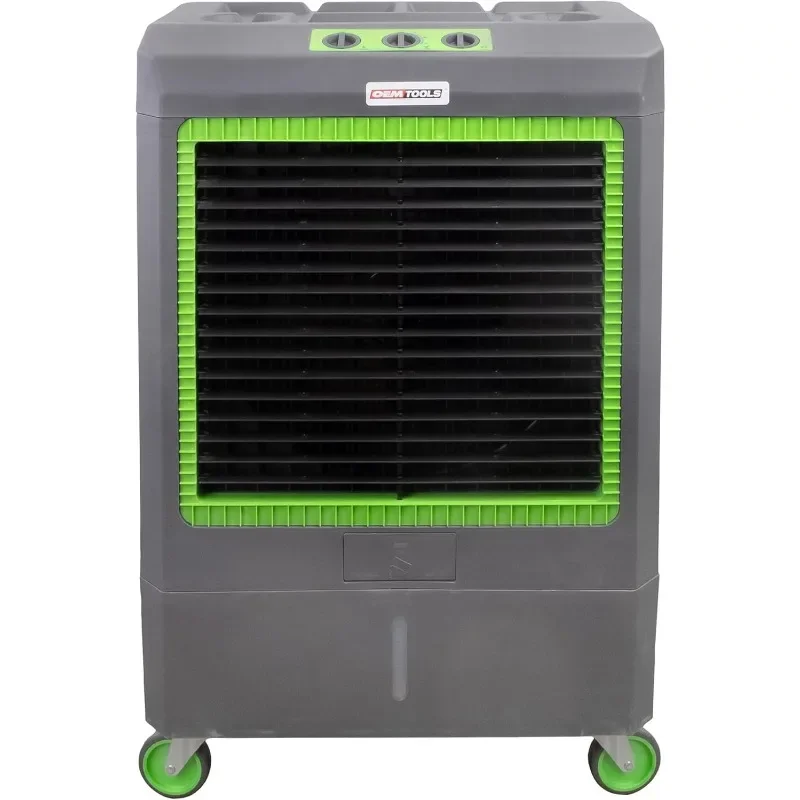 OEMTOOLS 23969 Swamp Cooler Air Conditioner Portable, 3-Speed Fan, Cools 1600 sq ft, 5300 CFM Mobile Swamp Cooler